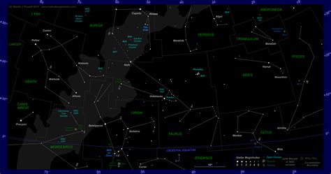 Star Map Of Gemini Constellation - United States Map