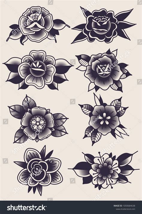 traditional flower tattoo black and grey - Pitfall Vodcast Fonction