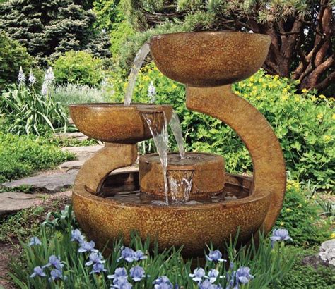 Henri Studio Zen Three-Bowl Fountain | Fountains outdoor, Water ...