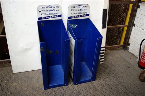 3900137 Newspaper Display Stands ( H 100cm x 33 x 40 ) x 2off ...