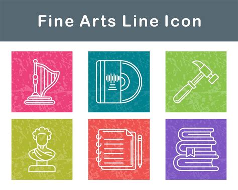 Fine Arts Vector Icon Set 20638158 Vector Art at Vecteezy