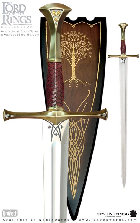 Lord of the Rings Sword of Isildur and wall display UC2598 from United Cutlery Large Image