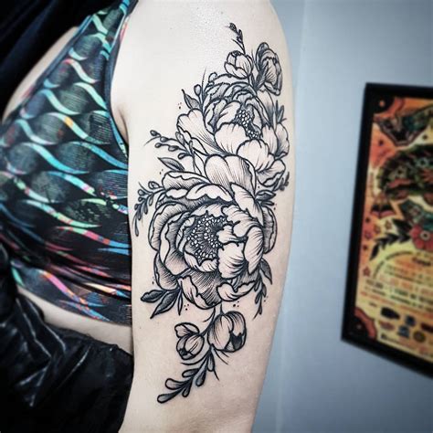 85+ Best Peony Tattoo Designs & Meanings - Powerful & Artistic (2019)