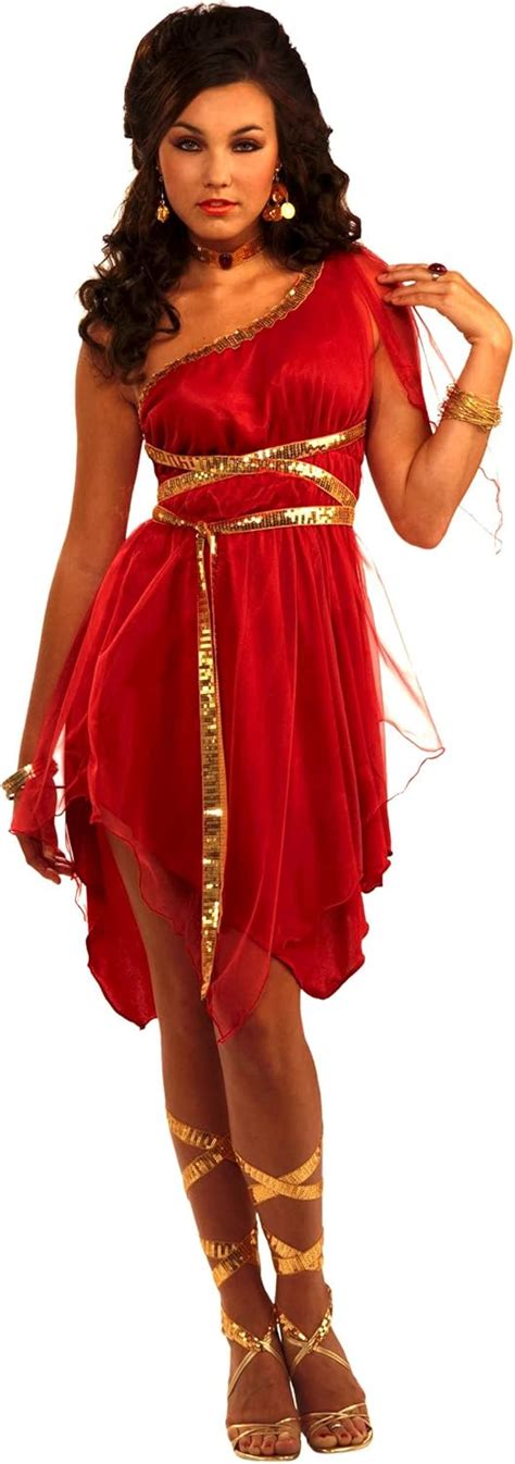 Amazon.com: Forum Novelties Roman Goddess Costume, Red, One Size: Clothing