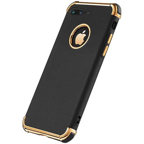 iPhone 8 Plus Case, Ultra Slim Flexible iPhone 8 Plus Matte Case, Styles 3 in 1 Electroplated ...