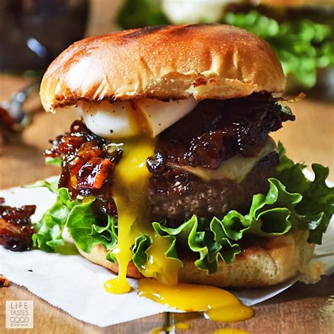 Bacon Jam Burger | Life Tastes Good