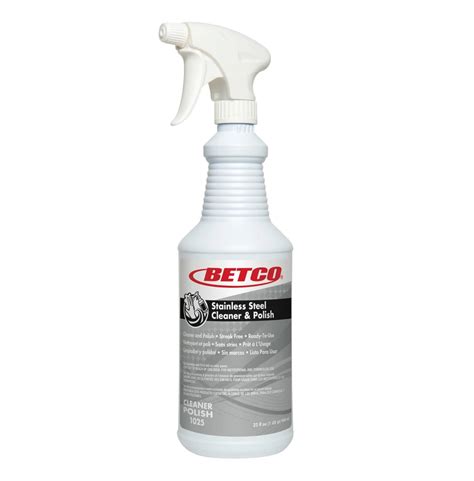 STAINLESS STEEL CLEANER & POLISH SPRAY, 32 OZ., READY-TO-USE - Cleaning Supplies USA