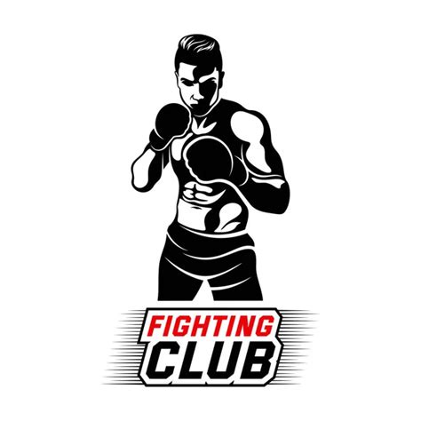 Kick Boxing Vector Mascot Logo Design Modern Illustration Concept Style ...