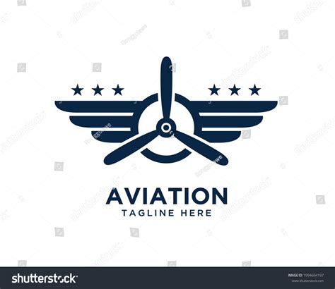 Vektor Stok Aviation Logo Vector Creative Design Template (Tanpa Royalti) 1994694197 | Shutterstock