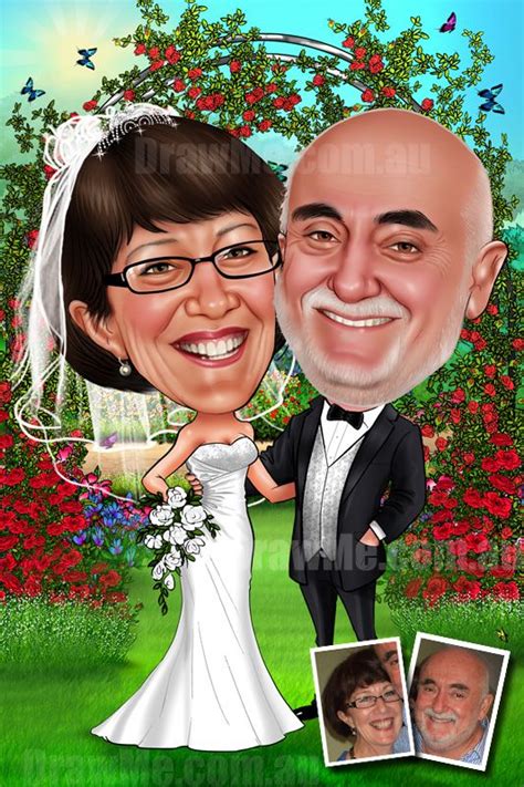 Wedding Caricatures for Unique Invitations and Gifts