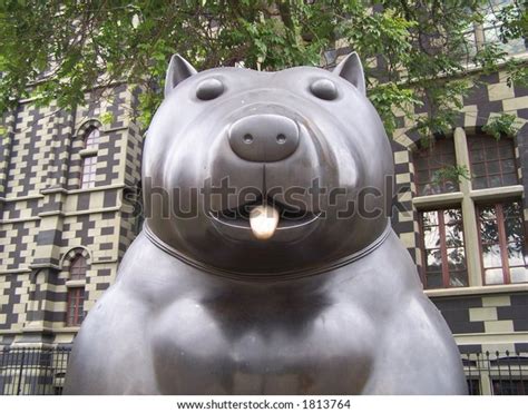 Cat Fernando Botero Medellin Colombia Stock Photo (Edit Now) 1813764