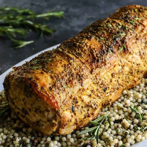 Mustard Pork Loin Roast l A Farmgirl's Dabbles