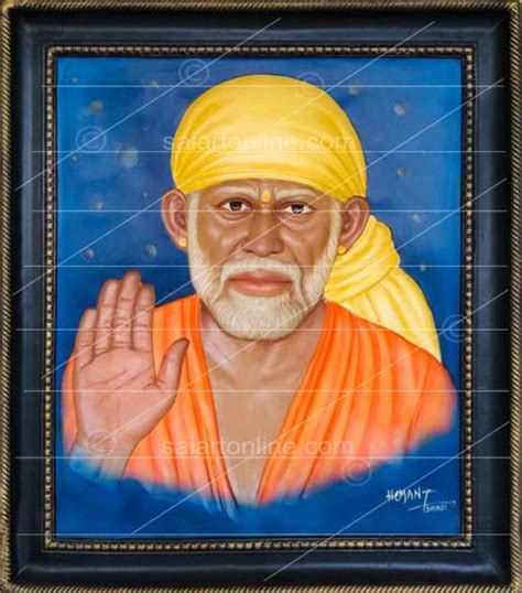 Exclusive Lord Sai Baba 3d Photo Frame at Best Price - Saiatonline