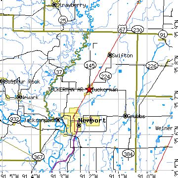 Tuckerman, Arkansas (AR) ~ population data, races, housing & economy