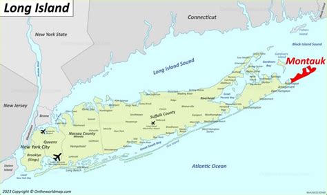 Montauk Map | The Hamptons, Long Island, New York, U.S. | Discover Montauk with Detailed Maps