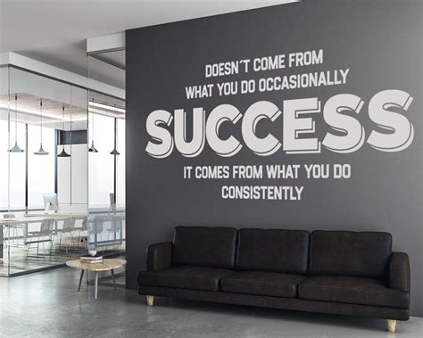 Success Wall Decal Office Wall Art Office Decor Office Wall - Etsy ...