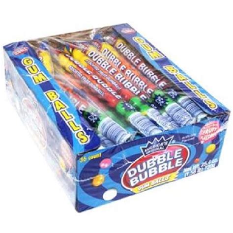 Dubble Bubble, Gum Balls Assorted 25C, Count 36 (4S) - Gum / Grab ...