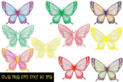 Butterfly, Colorful Prints Graphic by denysdigitalshop · Creative Fabrica