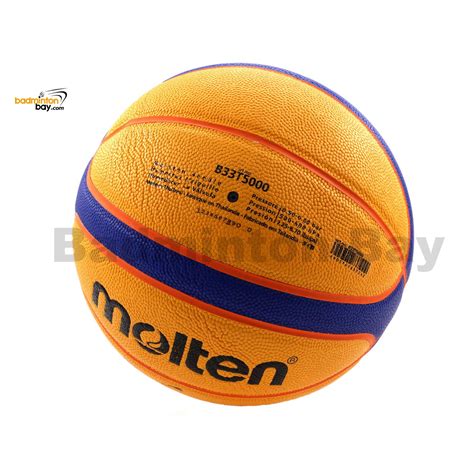 Molten B33T5000 - 3 On 3 Basketball Size 6 (With Size 7 Weight) Composite Leather FIBA Approved ...