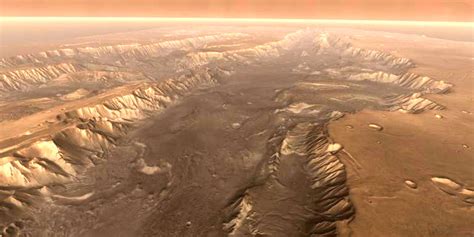 Mars canyons created by greenhouse gas emissions - Business Insider