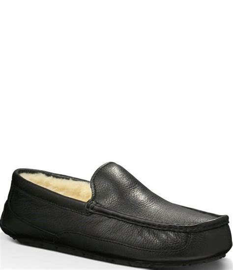 UGG Men's Ascot Leather Slippers | Dillard's