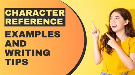 Character reference examples and tips
