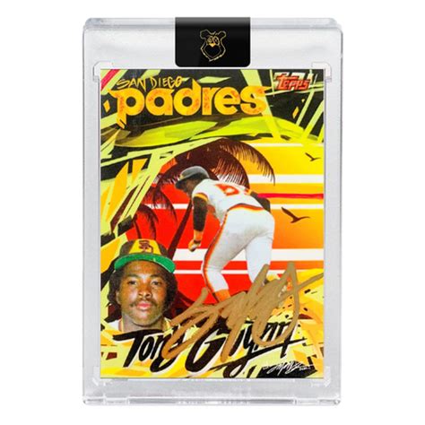 Edition of 99 - 1983 Tony Gwynn - GOLD AUTOGRAPH – King Saladeen Art