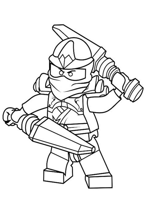 Coloring Pages | LEGO Ninjago Jay Coloring Pages for Kids