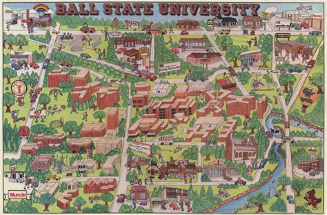 Campus Map Ball State University - Feliza Valentine