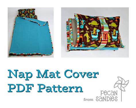 Nap Mat Cover PDF Pattern Sewing Tutorial for Kindermat - Etsy