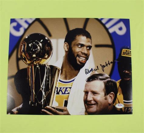 KAREEM ABDUL JABBAR Signed Autograph 11x14 Photo PSA/DN