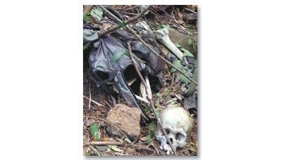 Human skeletal remains found