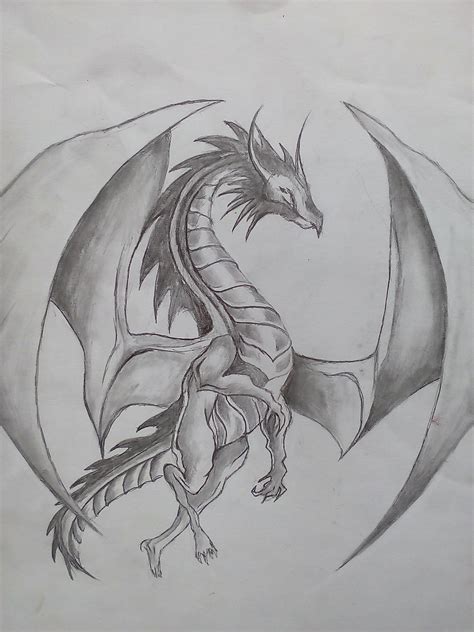 Dragon Sketch Images at PaintingValley.com | Explore collection of Dragon Sketch Images