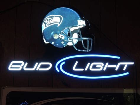 Bud Light Seattle Seahawks Neon Sign Teams Neon Light – DIY Neon Signs – Custom Neon Signs