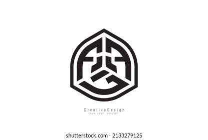 Ffl Logo Concepts Vector Design Template Stock Vector (Royalty Free) 2133279125