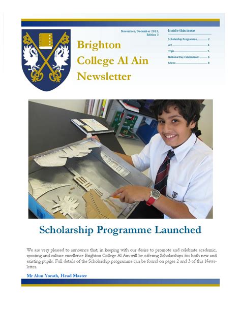 Brighton College Al Ain newsletter by Brighton College Al Ain - Issuu