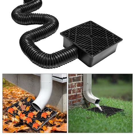 Buy Gutter Downspout Extensions, Upgraded Rain Gutter Downspout Extension, Low Profile Catch ...