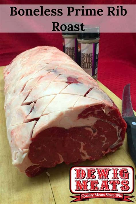 Boneless Prime Rib Roast - Dewig Meats