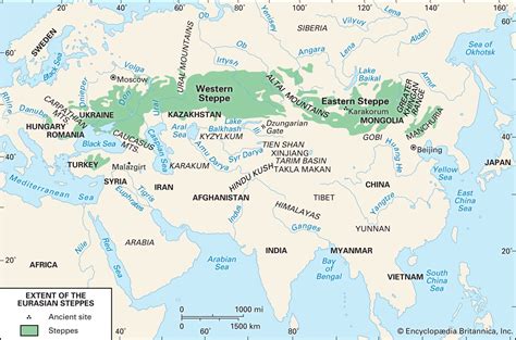 Mongolian Steppe Map