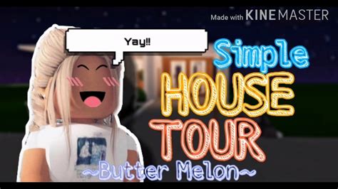 Simple house tour!! |Bloxburg Roblox||Butter Melon|| - YouTube