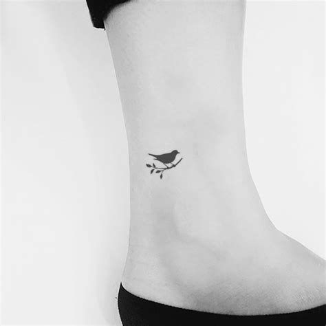 Bird on A Branch Temporary Tattoo set of 3 - Etsy