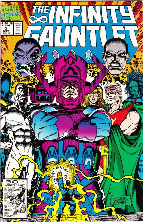 Infinity Gauntlet #5 November 1991 Marvel Comics Grade NM | Comics, Comic book artwork, Comic ...