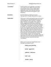 Connotation, Denotation, Explanation Worksheet for 5th - 7th Grade ...