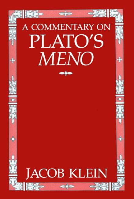 A Commentary on Plato's Meno (Paperback) - Walmart.com - Walmart.com