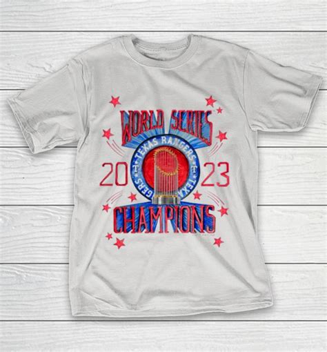 Men’s Texas Rangers 2023 World Series Champions Shirts | WoopyTee