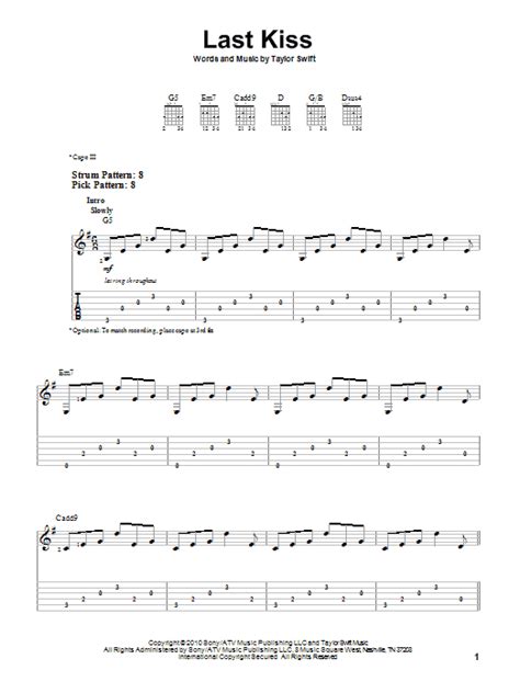 Pearl Jam Last Kiss Chords - Sheet and Chords Collection