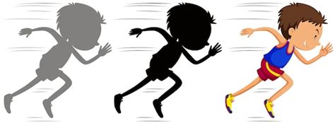 Running Race Clip Art Silhouette