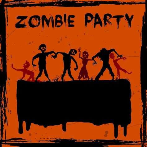 Zombie party background 12190290 Vector Art at Vecteezy