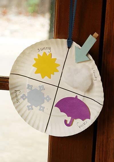 Paper Plate Weather Chart | Fun Family Crafts