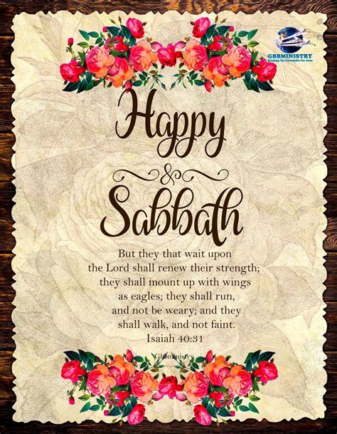 Pin by Gbbministry Gbbministry on Saturday- Sabbath | Happy sabbath ...